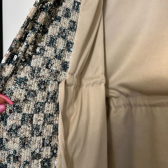 Steve Madden Sequin Show Stopper Duster Size Small - Picture 5 of 10